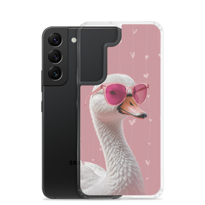 Cute Pink Swan Samsung Case