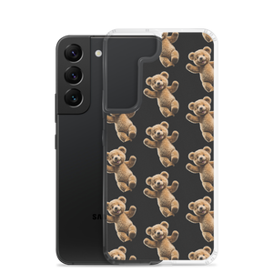 Happy Teddy Bear Pattern Samsung Case