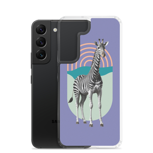 Giraffe Zebra Purple Samsung Case