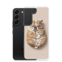 Cute Baby Cat and Dog Sleep Samsung Case