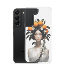 Beauty Lady with Orange Fruits Samsung Case