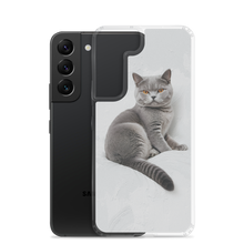 Relaxing British Shorthair Cat Samsung Case