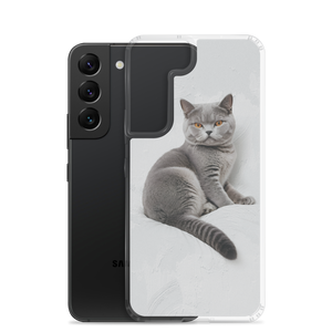 Relaxing British Shorthair Cat Samsung Case