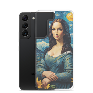 Monalisa Painting in Van Gogh Style Samsung Case