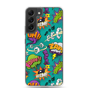 Comic Text Pattern Samsung Case