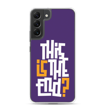 IS/THIS IS THE END? Purple Yellow Reverse Samsung Phone Case