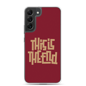 THIS IS THE END? Burgundy Samsung Phone Case