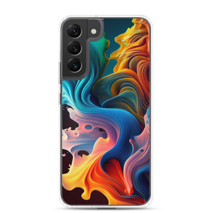 Colorful Swirl Background Samsung® Phone Case