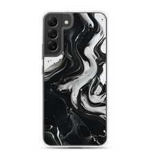 Black and White Fluid Samsung® Phone Case