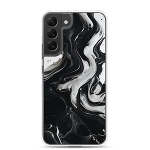 Black and White Fluid Samsung® Phone Case