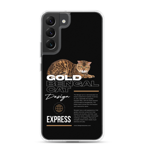 Gold Bengal Cat Samsung Case