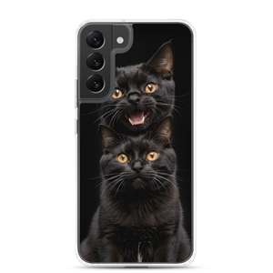 Two Black Cats Follows Samsung Case