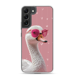 Cute Pink Swan Samsung Case