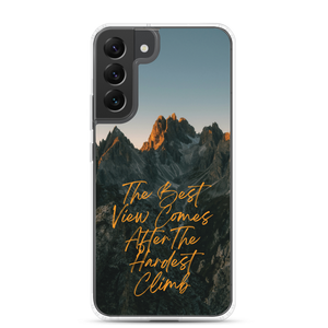 The Best View Comes Samsung Case