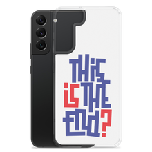 IS/THIS IS THE END? Navy Red Samsung Phone Case