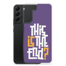 IS/THIS IS THE END? Purple Yellow Reverse Samsung Phone Case