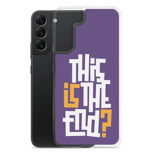 IS/THIS IS THE END? Purple Yellow Reverse Samsung Phone Case