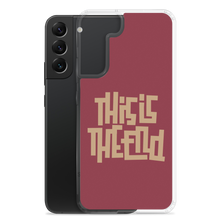 THIS IS THE END? Burgundy Samsung Phone Case