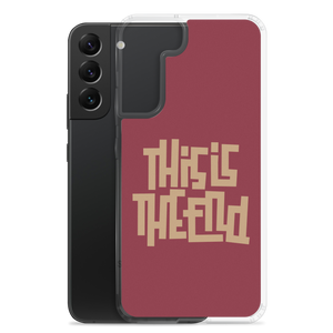 THIS IS THE END? Burgundy Samsung Phone Case