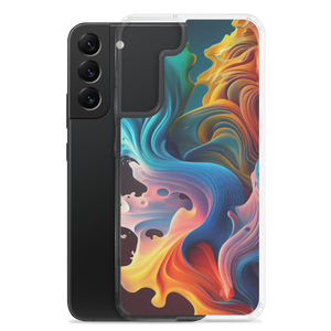 Colorful Swirl Background Samsung® Phone Case