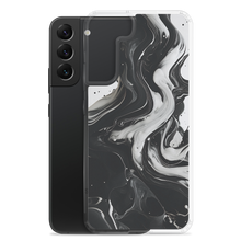 Black and White Fluid Samsung® Phone Case