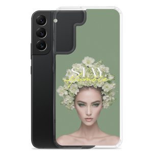 Stay Humble Female Flower Art Samsung® Phone Case