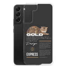 Gold Bengal Cat Samsung Case