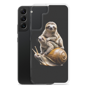 Sloth Riding A Snail Samsung Case