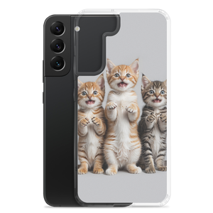 Funny Tripple Cats Samsung Case