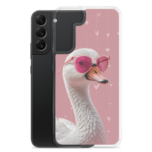 Cute Pink Swan Samsung Case