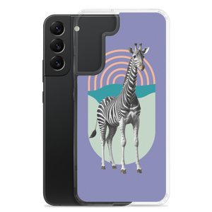 Giraffe Zebra Purple Samsung Case