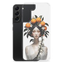 Beauty Lady with Orange Fruits Samsung Case