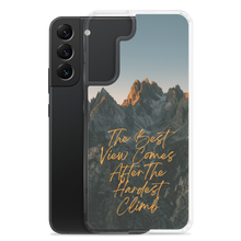 The Best View Comes Samsung Case