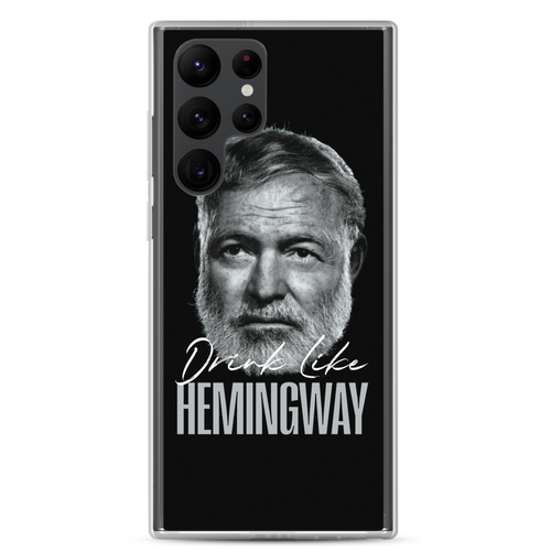 Samsung Galaxy S22 Ultra Drink Like Hemingway Portrait Clear Case for Samsung® by Design Express