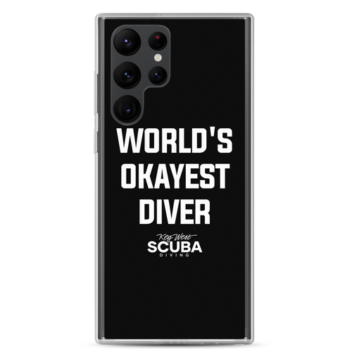 World's Okayest Diver Clear Case for Samsung®