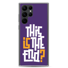 IS/THIS IS THE END? Purple Yellow Reverse Samsung Phone Case