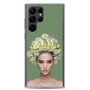 Stay Humble Female Flower Art Samsung® Phone Case