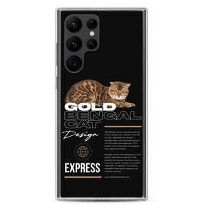 Gold Bengal Cat Samsung Case