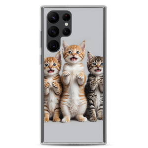 Funny Tripple Cats Samsung Case