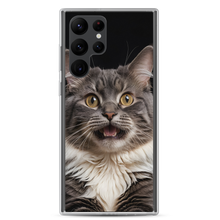 Shocked Cat Face Samsung Case