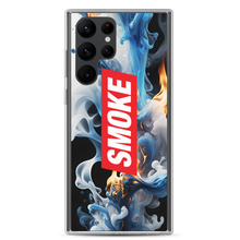 Blue Smoke Fire Samsung Case