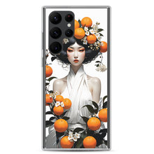 Oriental Lady with Orange Fruits Samsung Case