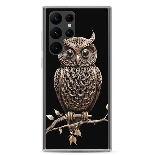 Owl Copper Art Samsung Case