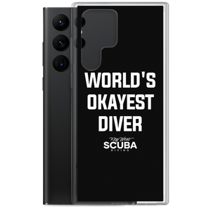 World's Okayest Diver Clear Case for Samsung®