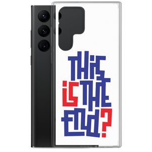 IS/THIS IS THE END? Navy Red Samsung Phone Case