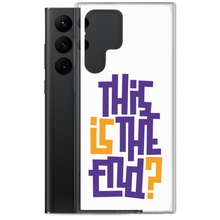 IS/THIS IS THE END? Purple Yellow Samsung Phone Case