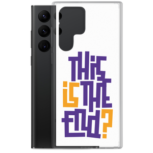 IS/THIS IS THE END? Purple Yellow Samsung Phone Case