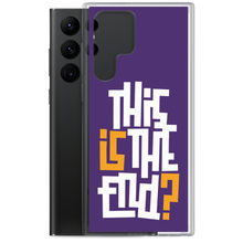 IS/THIS IS THE END? Purple Yellow Reverse Samsung Phone Case