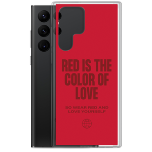 Red is the color of love Samsung® Phone Case