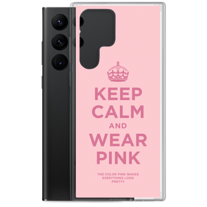 Keep Calm and Wear Pink Samsung® Phone Case